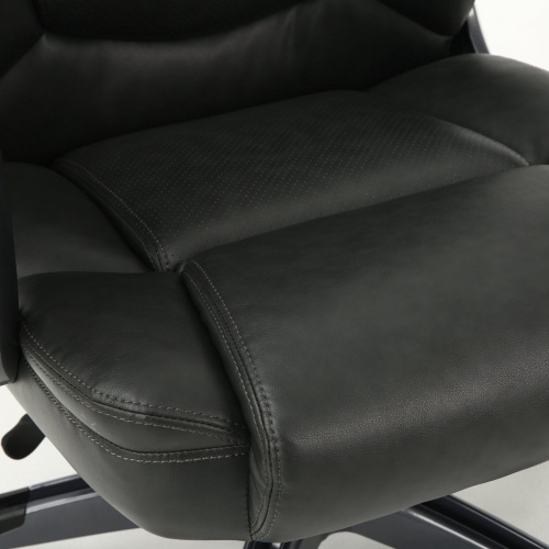 Кресло руководителя Brabix Premium Favorite EX-577 кожа, серое 531935 фото 5